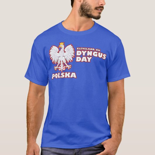 Dyngus Day Cleveland OH Polska T-Shirt (Voorkant)