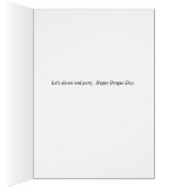 Dyngus Day Kaart Girl Dancing (Binnen (Rechts))