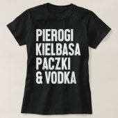 Dyngus Day Shirt Pools Pierogi Kielbasa Paczki Vo (Design voorkant)