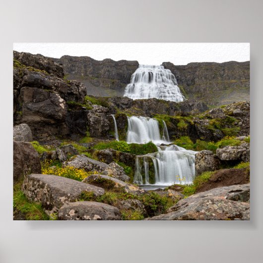 Dynjandi waterval poster (Voorkant)