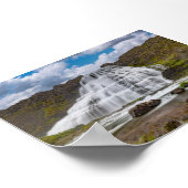Dynjandi waterval poster (Hoek)