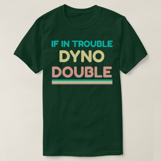 Dyno Dubbel klimmen T-shirt (Design voorkant)
