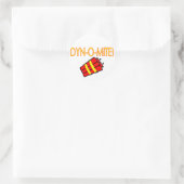 Dynomiet Ronde Sticker (Tas)