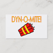 Dynomite Dynamite Visitekaartje (Achterkant)