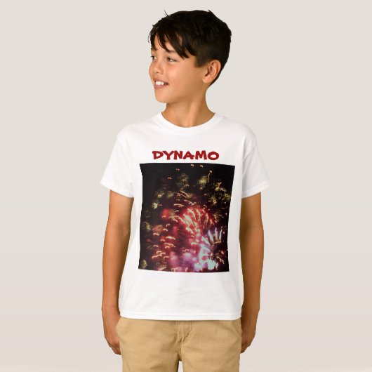 DYNOMITE, t-shirt voor kinderen (Voorkant volledig)