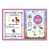 Dypsie - Dysprosium Horn Unicorn Trading Kaart (Achterkant)