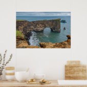 Dyrhólaey ijsland poster (Keuken)