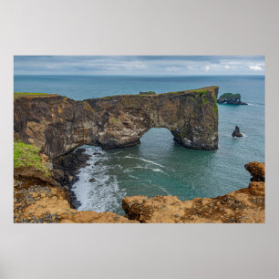 Dyrhólaey ijsland poster