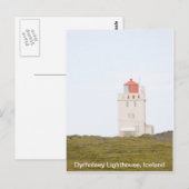 Dyrholaey vuurtoren IJsland Briefkaart (Voorkant / Achterkant)