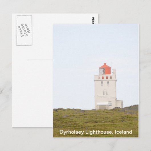 Dyrholaey vuurtoren IJsland Briefkaart (Voorkant / Achterkant)