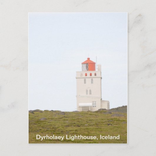 Dyrholaey vuurtoren IJsland Briefkaart (Voorkant)