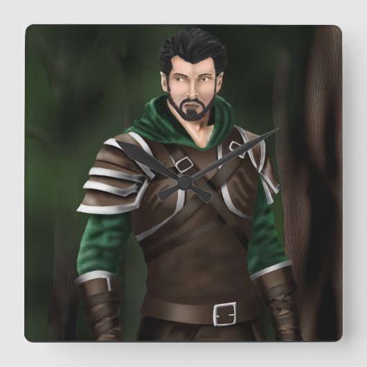 Dyron de Ranger Vierkante Klok (Voorkant)