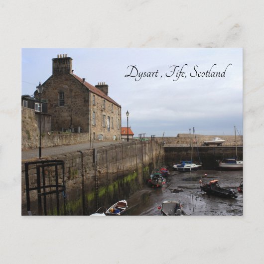 Dysart Harbour, Fife Coast, Schotland Briefkaart (Voorkant)