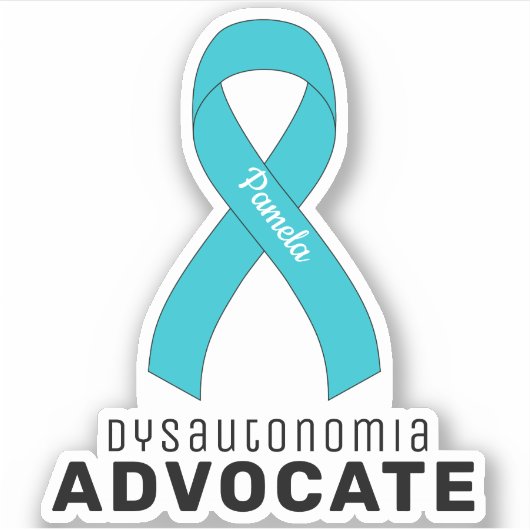 Dysautonomia Advocate Vinyl Sticker (Voorkant)