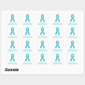 Dysautonomia Advocate White Square Sticker (Vel)