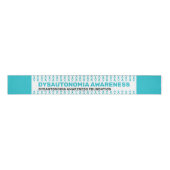 Dysautonomia Awareness Pattern Ribbon Grosgrain Lint (Voorkant)