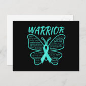 Dysautonomia Awareness POTS HyperPOTS NCS Warrior Briefkaart (Voorkant / Achterkant)