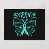 Dysautonomia Awareness POTS HyperPOTS NCS Warrior Briefkaart (Voorkant)