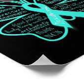 Dysautonomia Awareness POTS HyperPOTS NCS Warrior Poster (Hoek)