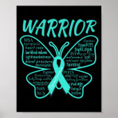 Dysautonomia Awareness POTS HyperPOTS NCS Warrior Poster (Voorkant)