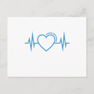 Dysautonomia Awareness POTS Turquoise Ribbon Briefkaart