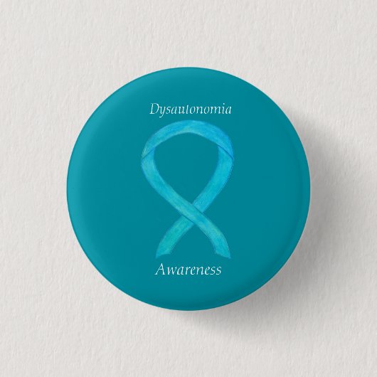 Dysautonomia Awareness Ribbon Angel Button Pins (Voorkant)
