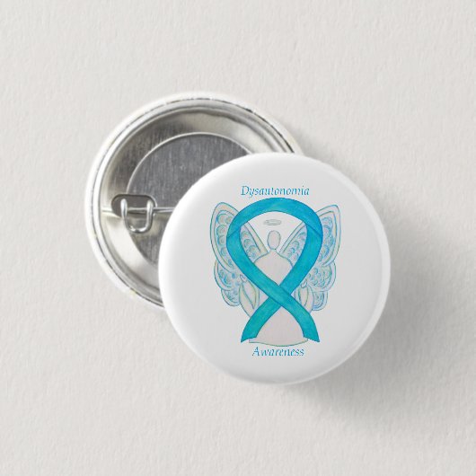 Dysautonomia Awareness Ribbon Angel Button Pins (Voorkant /achterkant)