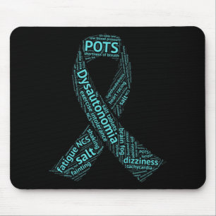 Dysautonomia Awareness T-shirt - Turquoise Ribbon Muismat