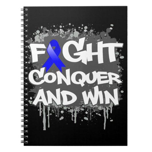 Dysautonomia Fight Conquer en Win Notitieboek (Voorkant)