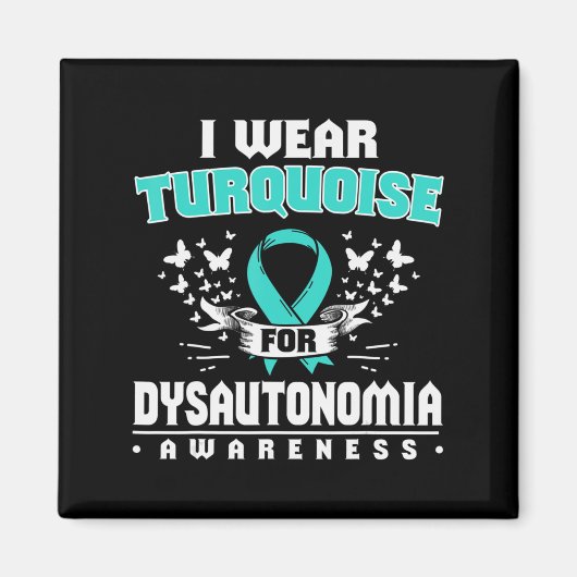 Dysautonomia Gift Autonomic Dysfunction Awareness Magneet (Voorkant)