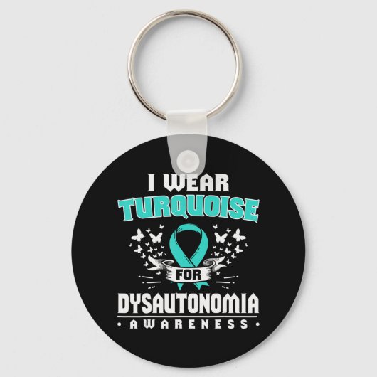 Dysautonomia Gift Autonomic Dysfunction Awareness Sleutelhanger (Voorkant)