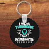 Dysautonomia Gift Autonomic Dysfunction Awareness Sleutelhanger (Voorkant)