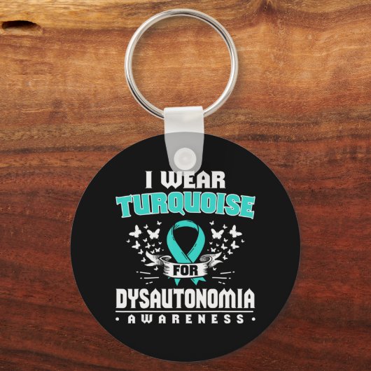 Dysautonomia Gift Autonomic Dysfunction Awareness Sleutelhanger (Voorkant)
