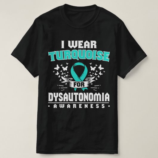 Dysautonomia Gift Autonomic Dysfunction Awareness T-shirt (Design voorkant)