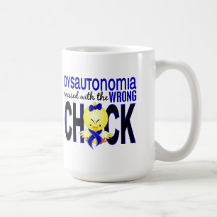 Dysautonomia overgebracht met verkeerde meid koffiemok