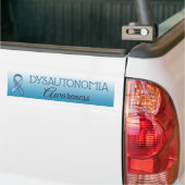 Dysautonomia POTS Awareness Ribbon Bumpersticker (Op Truck)