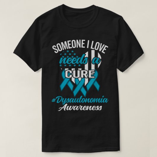 Dysautonomia POTS Awareness T-shirt (Design voorkant)