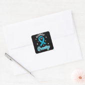 Dysautonomia POTS Awareness T-Shirt40 Vierkante Sticker (Envelop)