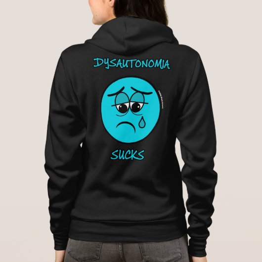 DYSAUTONOMIA SUCKS HOODIE (Achterkant)