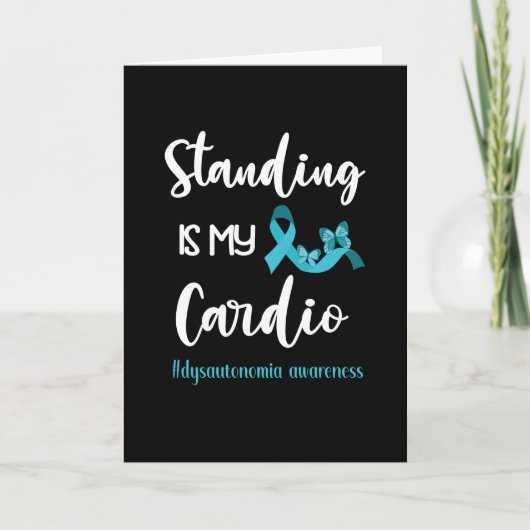 Dysautonomia Warrior POTS Awareness Month Ribbon Kaart (Voorkant)