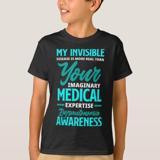 Dysautonomia Warrior Pots Warrior Dysautonomia Awa T-shirt (Voorkant)