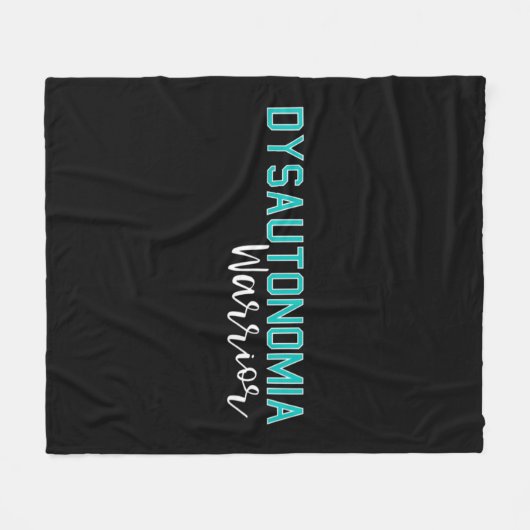 Dysautonomie Bewustmakingsmaand POTS HyperPOTS NCS Fleece Deken (Voorkant (Horizontaal))