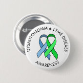 Dysautonomie en Lymziekte Bewustzijn Ronde Button 5,7 Cm (Voorkant /achterkant)