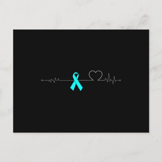 Dysautonomie Heartbeat Pulse EKG NCS Sterke POTS Briefkaart (Voorkant)