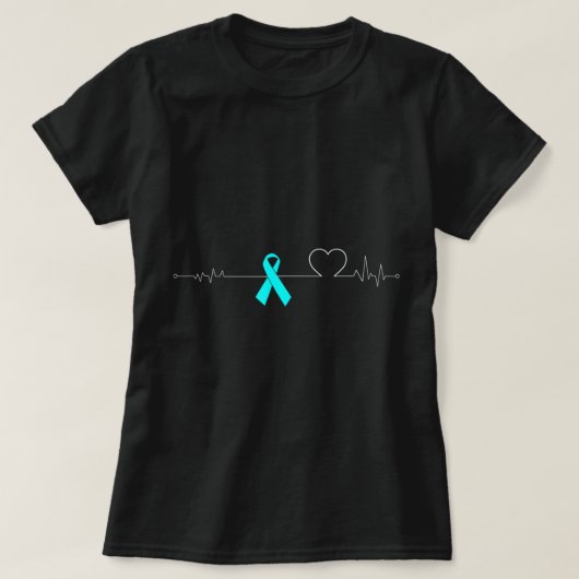 Dysautonomie Heartbeat Pulse EKG NCS Sterke POTS T-shirt (Design voorkant)