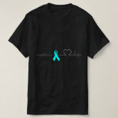 Dysautonomie Heartbeat Pulse EKG NCS Sterke POTS T-shirt (Design voorkant)