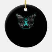 Dysautonomie | Hyperpots ANS MSA Tachycardie POTS Keramisch Ornament (Achterkant)