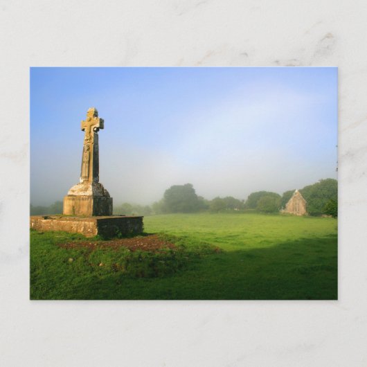 Dysert o Dea keltic cross Briefkaart (Voorkant)
