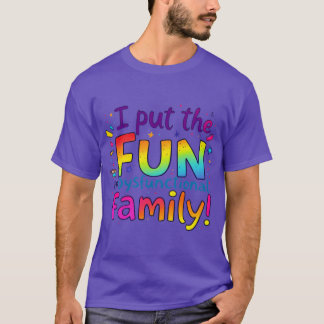 Dysfunctional Family Funny Quote Design vintage T-shirt