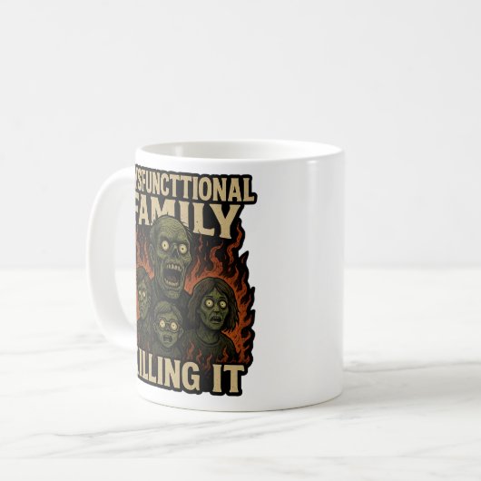 Dysfunctional Family Killing It Koffiemok (Voorkant links)